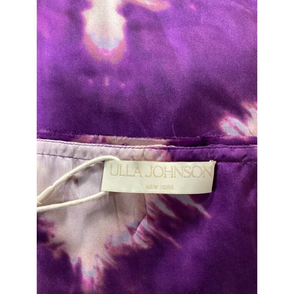 Ulla Johnson Penelope Printed Maxi Dress in Purple Silk - Picture 10 of 10